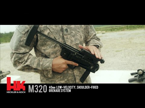 H&K M320 Grenade Launcher - Awesome Slow Motion Footage!