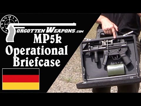 Shooting the H&K MP5K Operational Briefcase