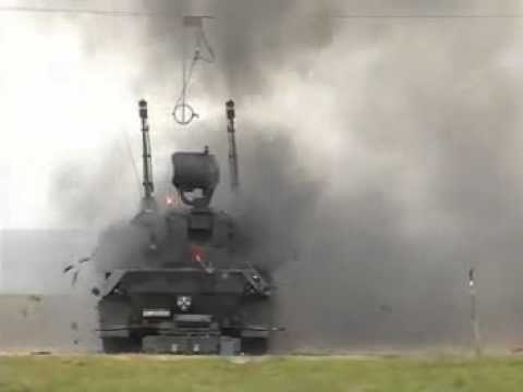 The German Gepard SPAAG Firing