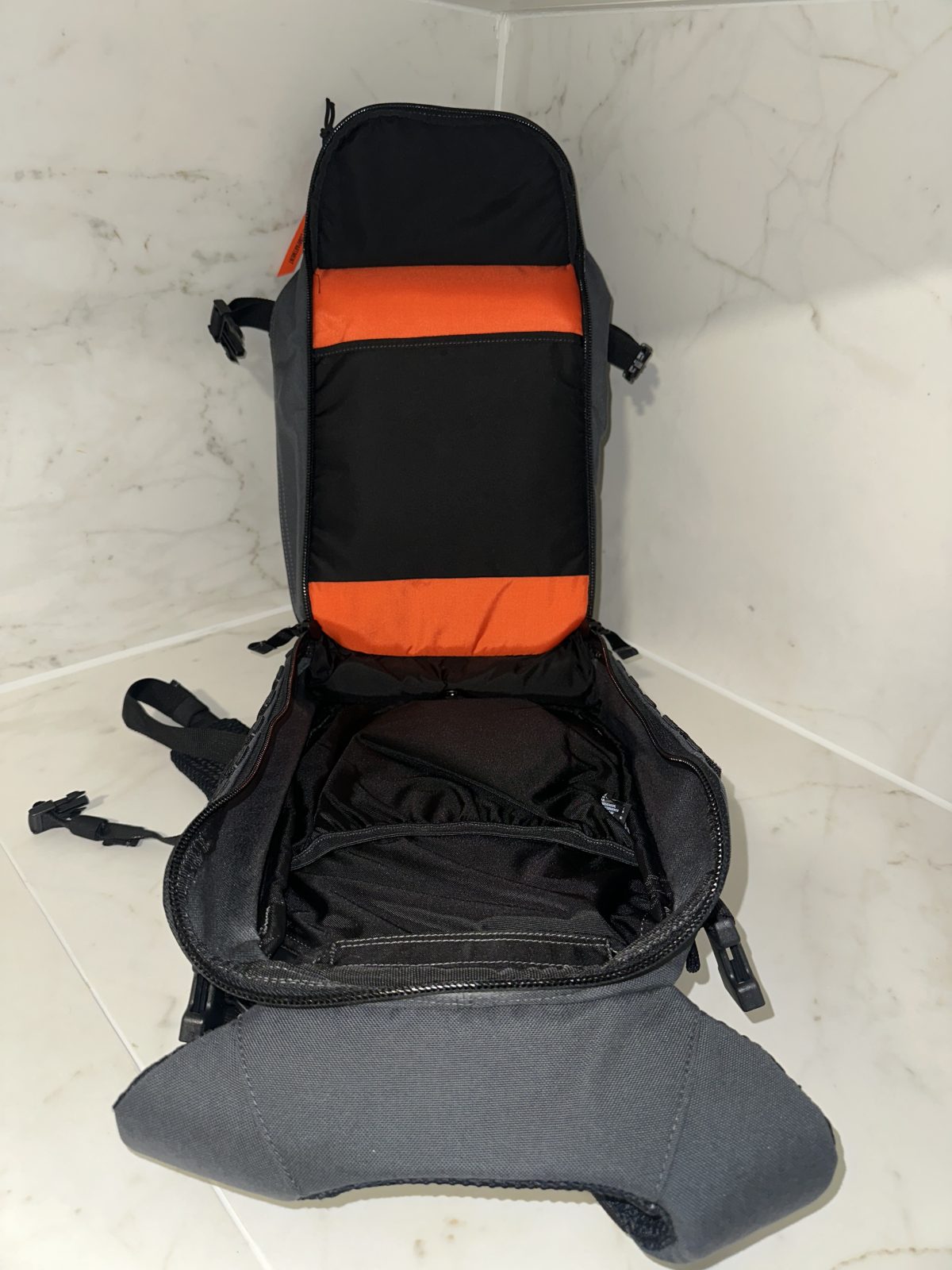 5.11 All Hazards Nitro backpack has a 5.11's Signature Centerline™ Design 