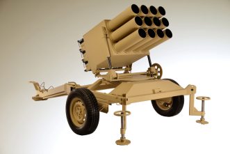 128mm RAK-12 MLRS designed and developed in Croatia as successor of the M-63 Plamen