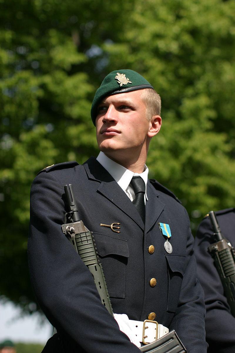 Coastal Ranger with the trident and green beret