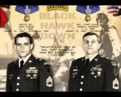 Gary Gordon and Randy Shughart, two Delta Force snipers who have been awarded Medal of Honor for his actions during the 1st Battle of Mogadishu in Somalia on October 3, 1993