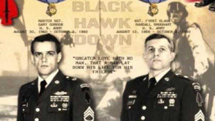Gary Gordon and Randy Shughart, two Delta Force snipers who have been awarded Medal of Honor for his actions during the 1st Battle of Mogadishu in Somalia on October 3, 1993
