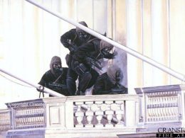 Operation NIMROD: Siege of Iranian embassy in London, 1980 John McAleese and his team on the balcony