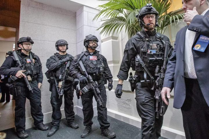 A tactical unit of the U.S. Secret Service