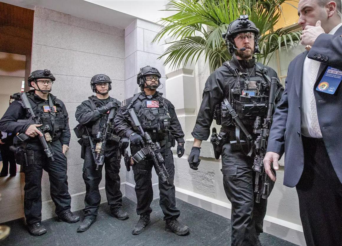 A tactical unit of the U.S. Secret Service
