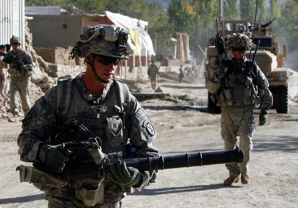 10th Mountain Division during patrol in Afghanistan 2009