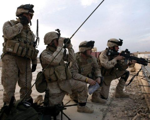 USMC Anglico Team in Iraq, River Blitz 11