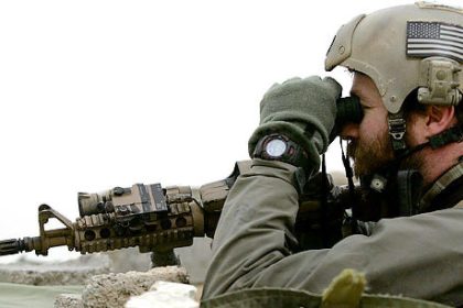 US Navy SEAL on the frontline
