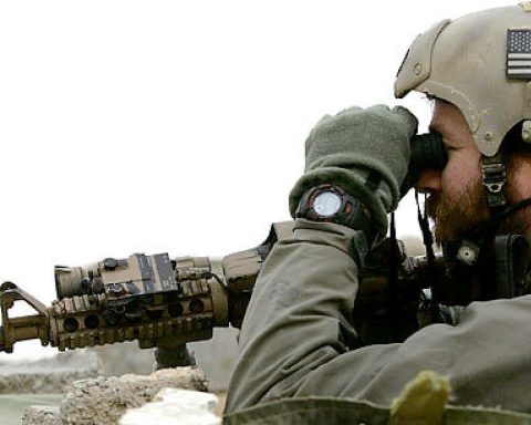 US Navy SEAL on the frontline