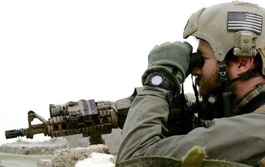 US Navy SEAL on the frontline