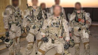 DEVGRU / SEAL Team 6 operators posing for photo during training