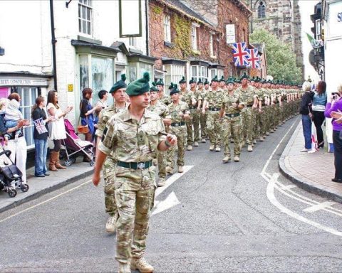 Soldiers of Royal Irish Regiment