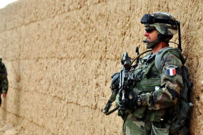 Operator from French Foreign Legion during the deployment in Mali