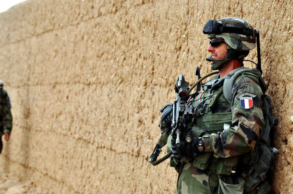 Operator from French Foreign Legion during the deployment in Mali