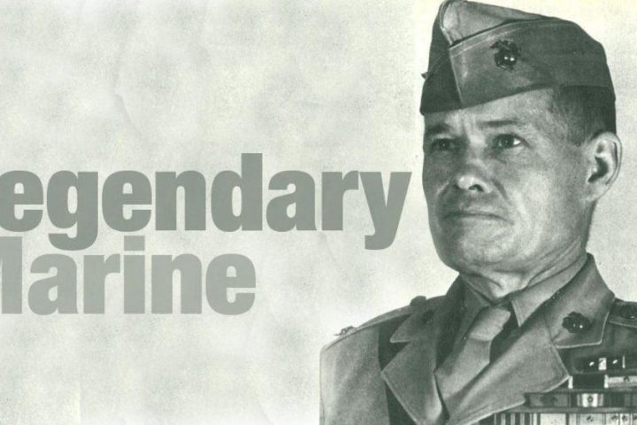 Lieutenant General Lewis ‘Chesty’ Puller as the most decorated marine in the US Marines Corps history