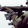 SWAT squad at shooting ringe firing from Heckelr and Koch MP5