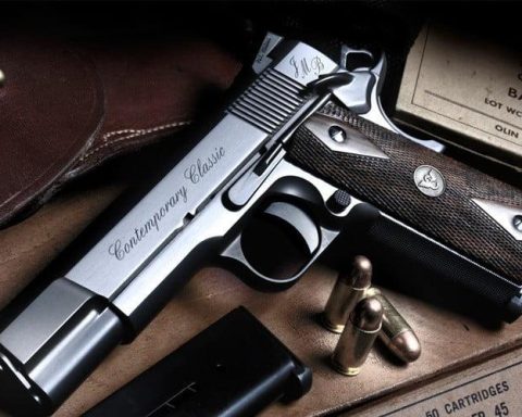 M1911A1 Classic pistol designed by John Browning