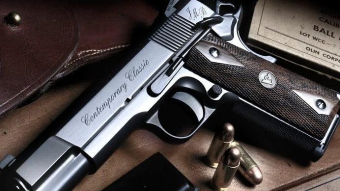 M1911A1 Classic pistol designed by John Browning
