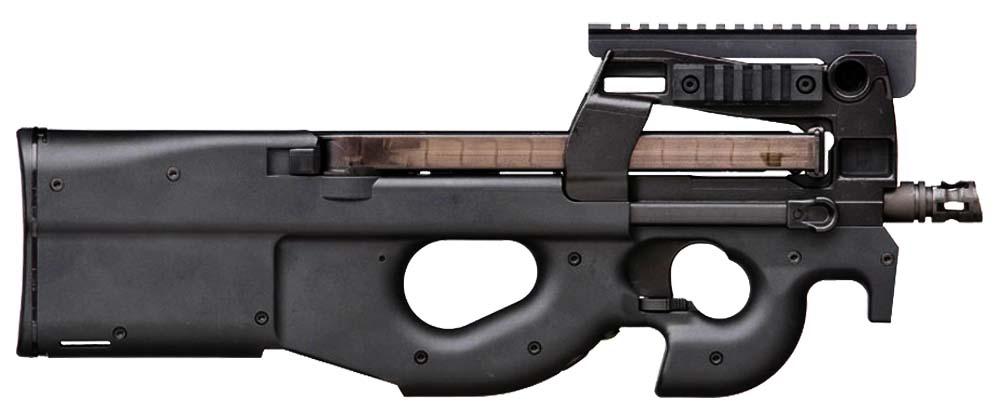 Belgium Fabrique Nationale (FN) created a FN P90 submachine gun