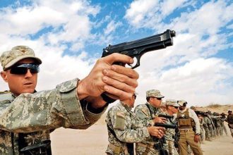 US Army Standard issue sidearm Beretta M9