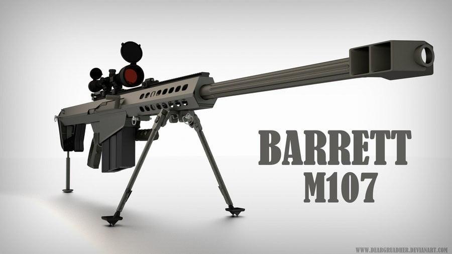 Training] Snipers Shoot the Ultra Powerful M107 Barrett .50 Caliber Rifle 