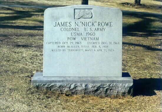 Lt. Col. James N. Rowe grave site at Arlington cemetery