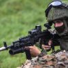 Russian soldier equipped with AK-400 assault rifle