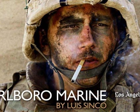 The Marlboro Marine, a photo from Iraq which made headlines