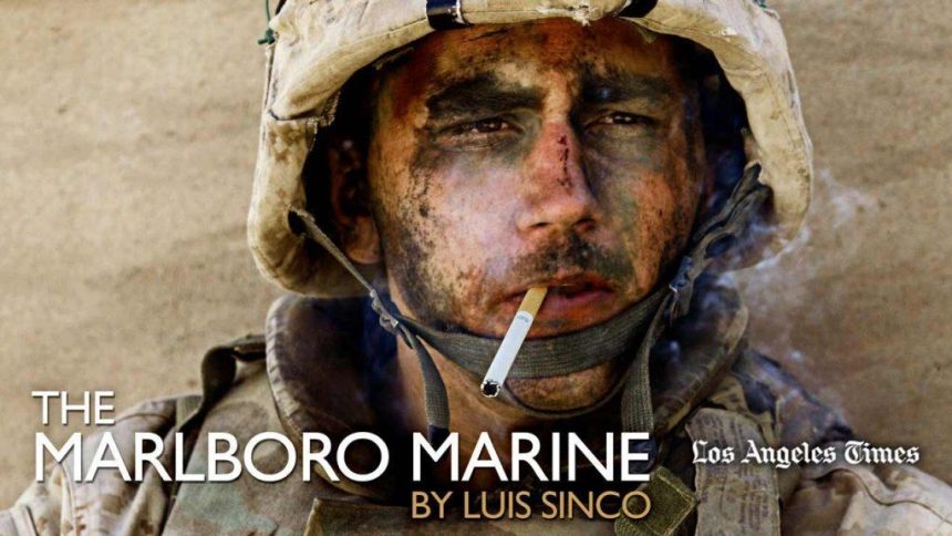 The Marlboro Marine, a photo from Iraq which made headlines