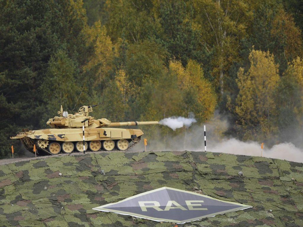 A T 90S tank 10th Russian Expo Arms international exhibition 2015