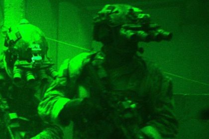 GPNVG-18 night vision goggles used by SEAL Team 6 in Operation Neptune Spear (target GERONIMO - Osama Bin Laden) in 2011