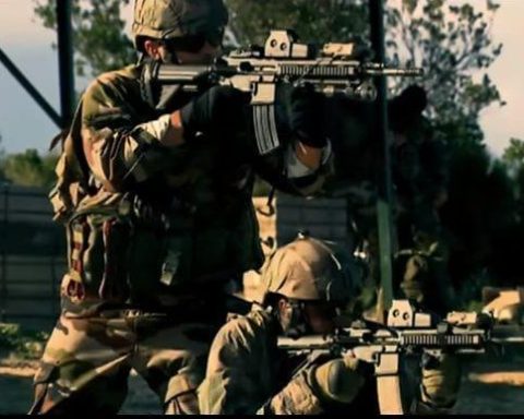 COS French Special Forces with HK416 rifles