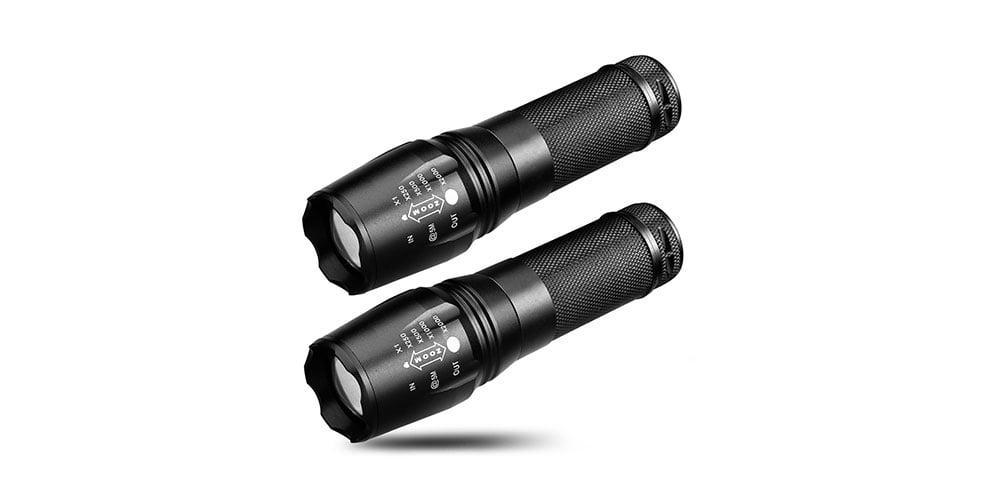 5 different built-in lighting modes make Army Gear Tactical Flashlight