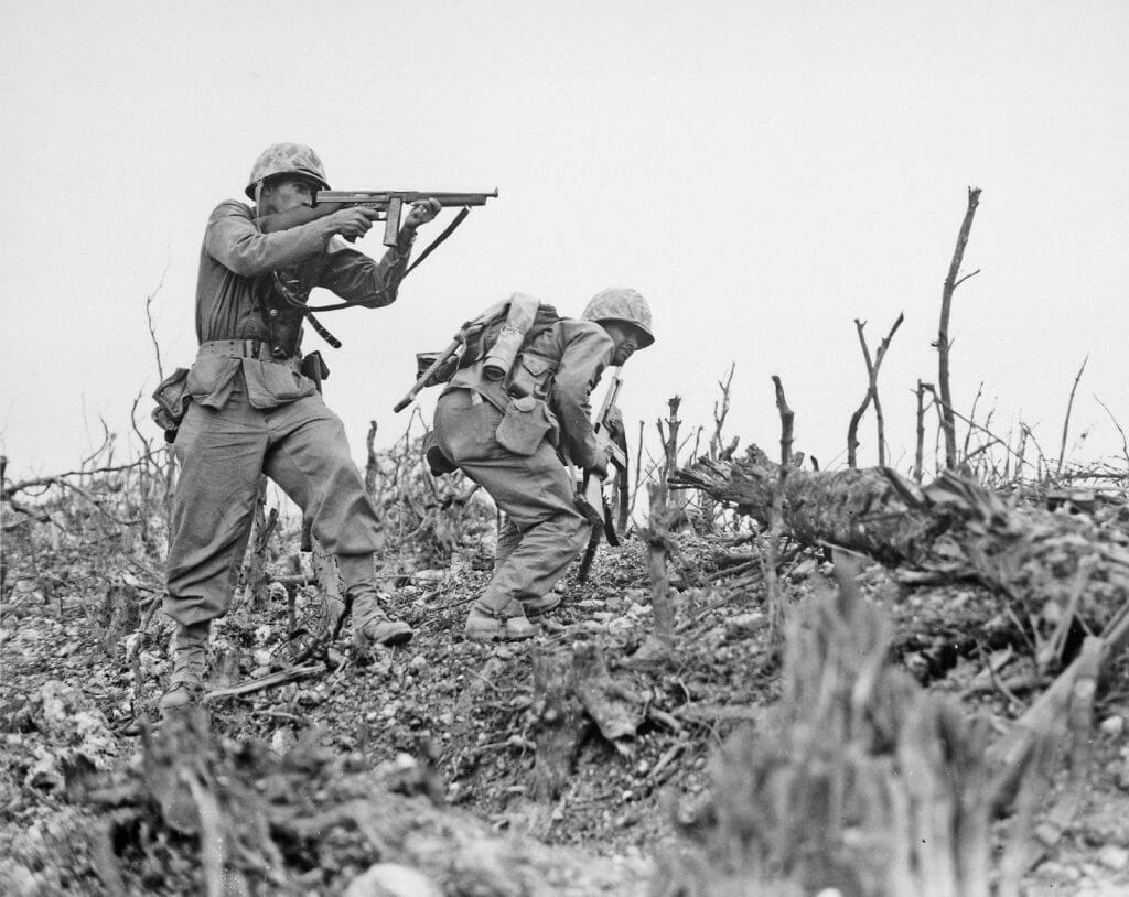 Picture of two soldiers taken in World War II