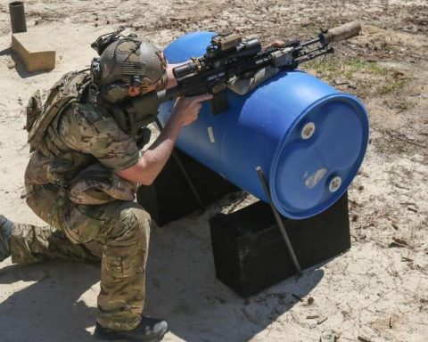 Green Beret sniper during annual competition