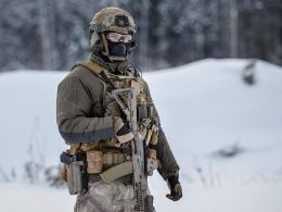 Russian SOF Operator brandishing his AK-style rifle