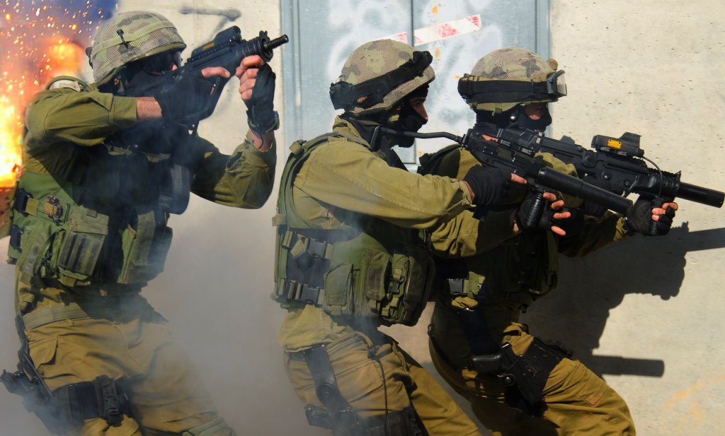 IDF special forces armed with IWI Tavor