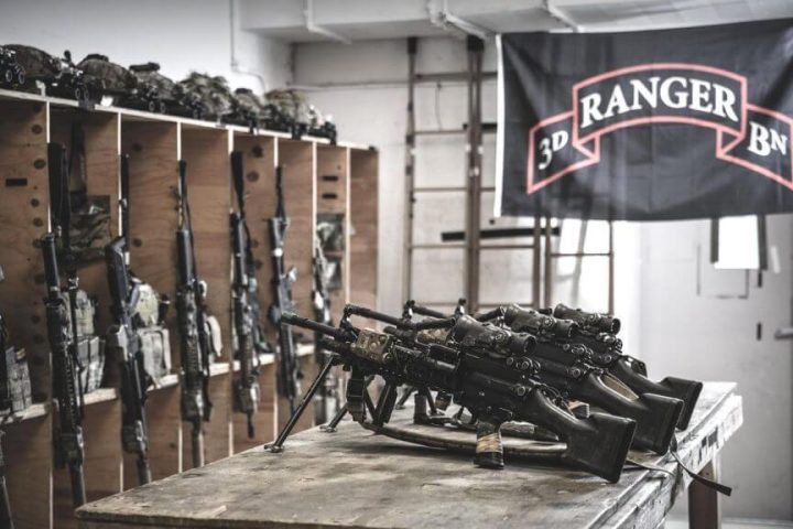 75th Rangers Regiment Team Room in Afghanistan