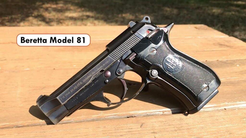 Beretta 81 blowback double-action semi-automatic pistol