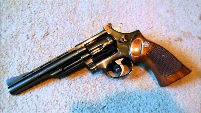 Llama Comanche Revolver chambered in .357 Magnum caliber