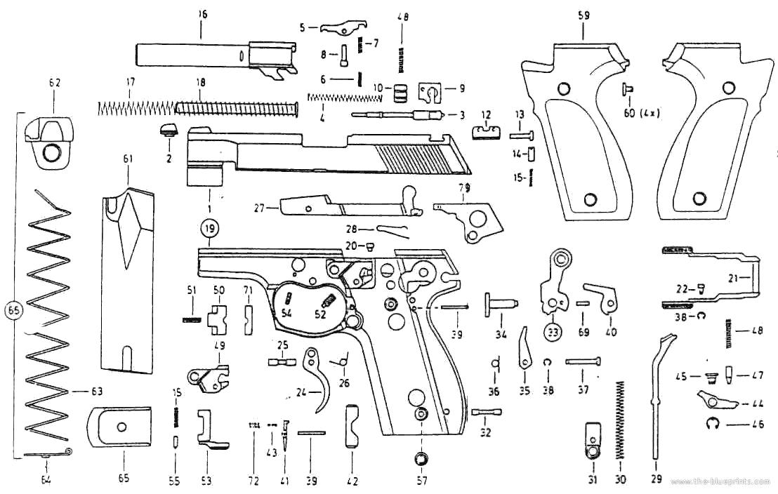 Walther P88: The diagram and schematics