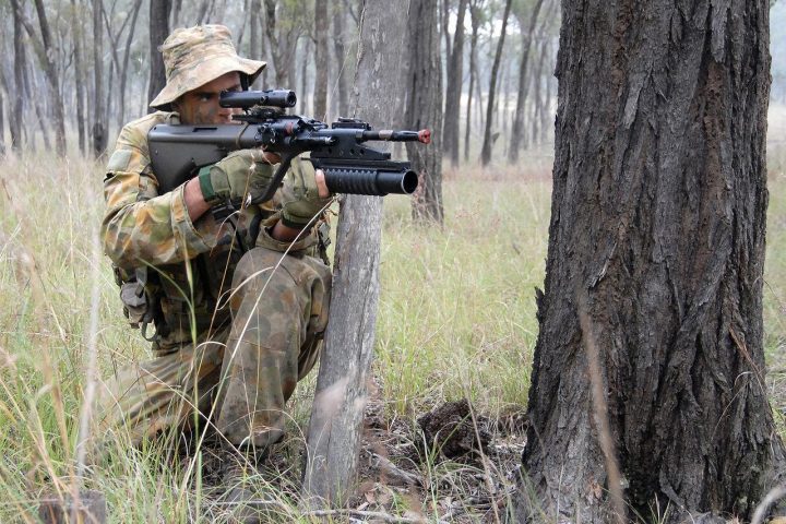 Why does Australia use the Steyr AUG instead of the M4?