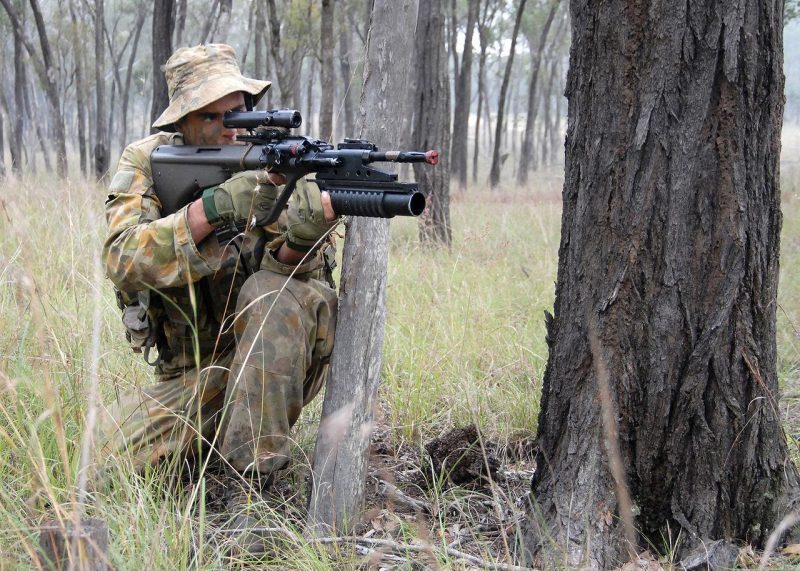 Why does Australia use the Steyr AUG instead of the M4?