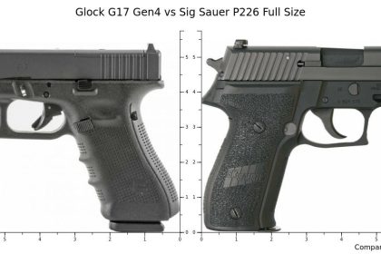 Glock 17 vs SIG P226: Which one is better?