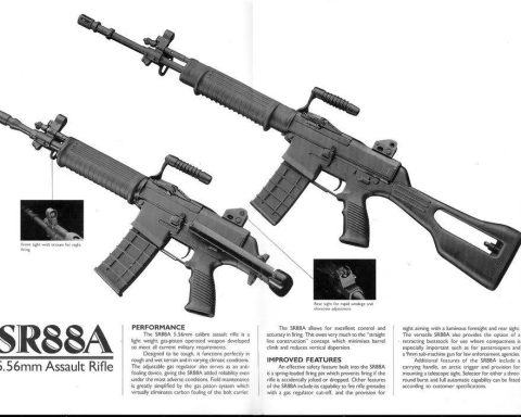 SR 88A assault rifle chambered in 5.56mm