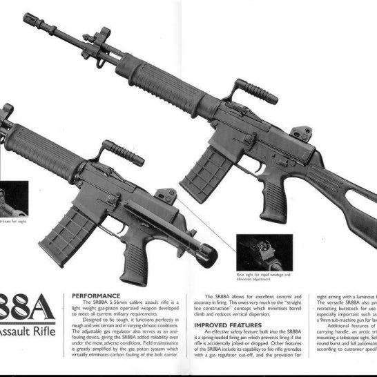 SR 88A assault rifle chambered in 5.56mm