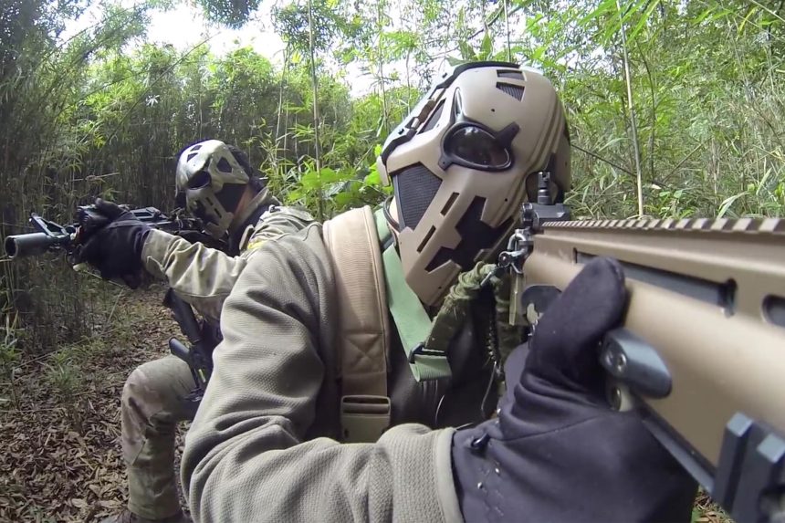 British SAS star wars style helmets