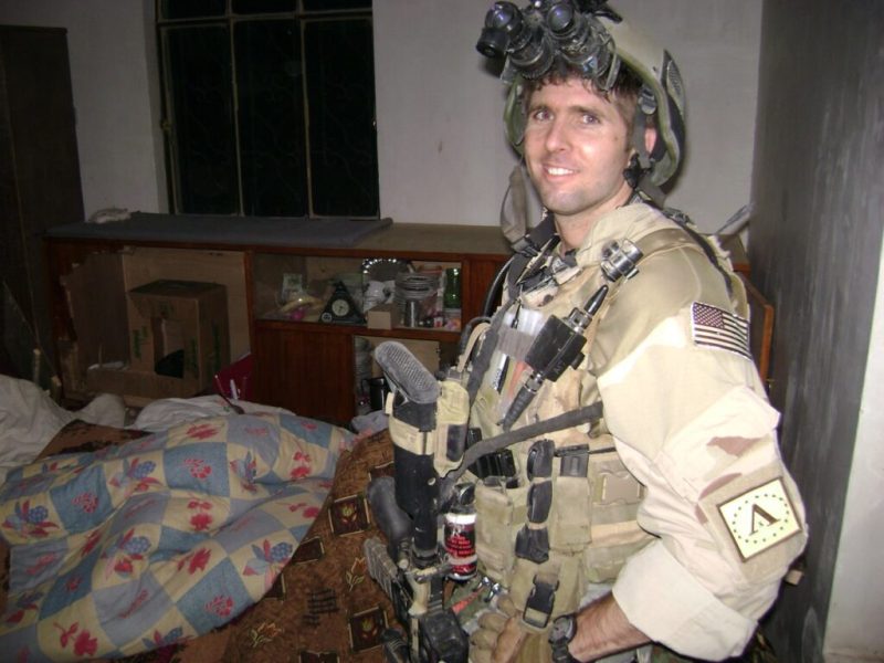 Former Navy SEAL Lieutenant Jason Redman during his service as Navy SEAL